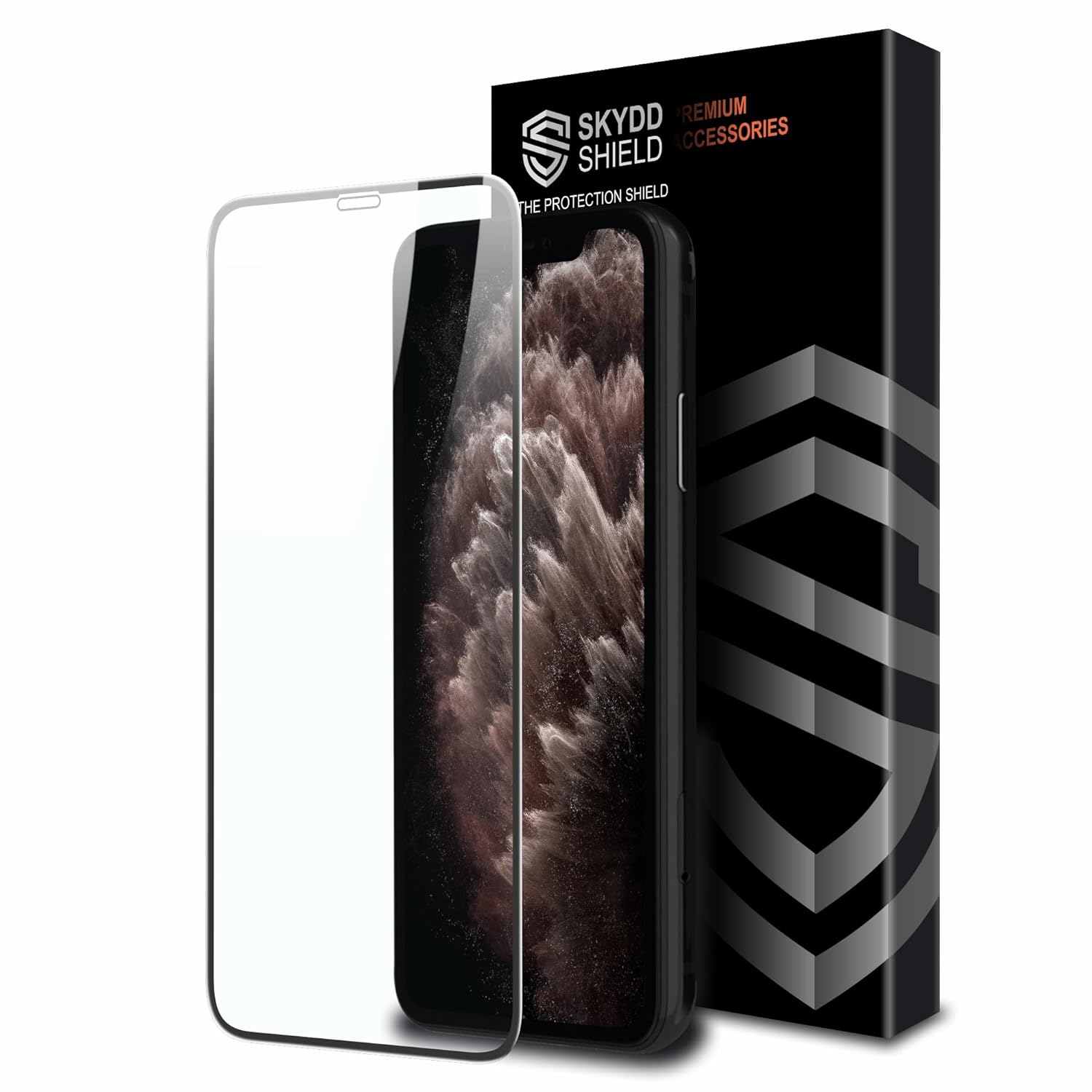 Military-Grade Gorilla Tempered Glass For iPhone 11 Pro Max and iPhone Xs Max (6.5 Inch) With Installation Kit | Edge to Edge Coverage | Black