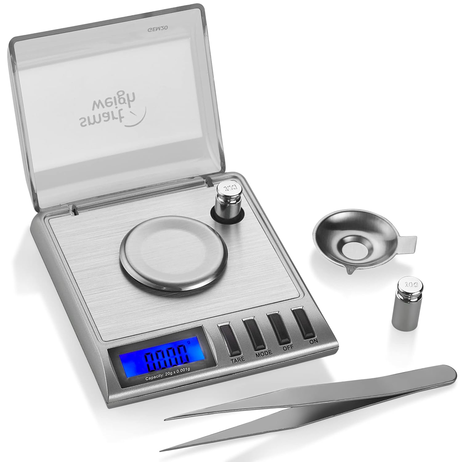 Smart Weigh GEM20 High Precision Digital Milligram Scale 20 x 0.001g