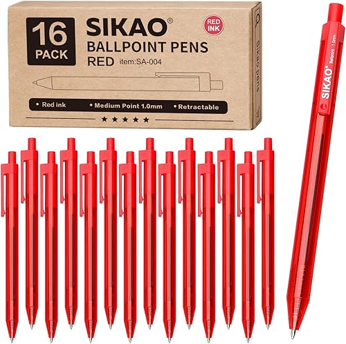 Miniatura 10 de Bolígrafos Negros a Granel, Paquete de 60 Bolígrafos Retráctiles, Tinta Negra Punta Media 1.0mm, Escritura Suave Sin Manchas, Bolígrafos de Clic