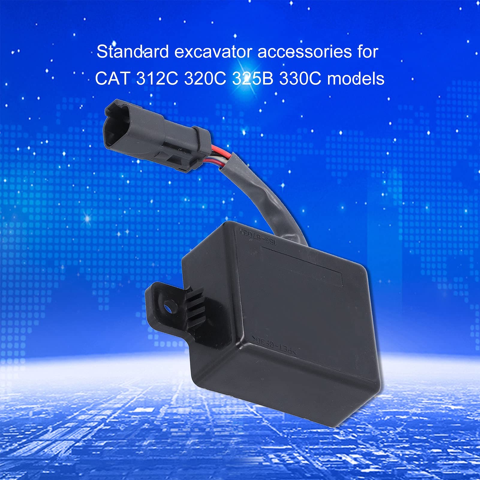 Unidad de control del controlador de relé de tiempo 24 V para CAT 312C 320C 325B 330C
