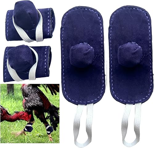 Miniatura 6 de Arlina Arilaca Gamefowl - Suministros de gallo, suministros para pollos para el cuidado de las aves de corral, protección de combate azul (4 pecs)