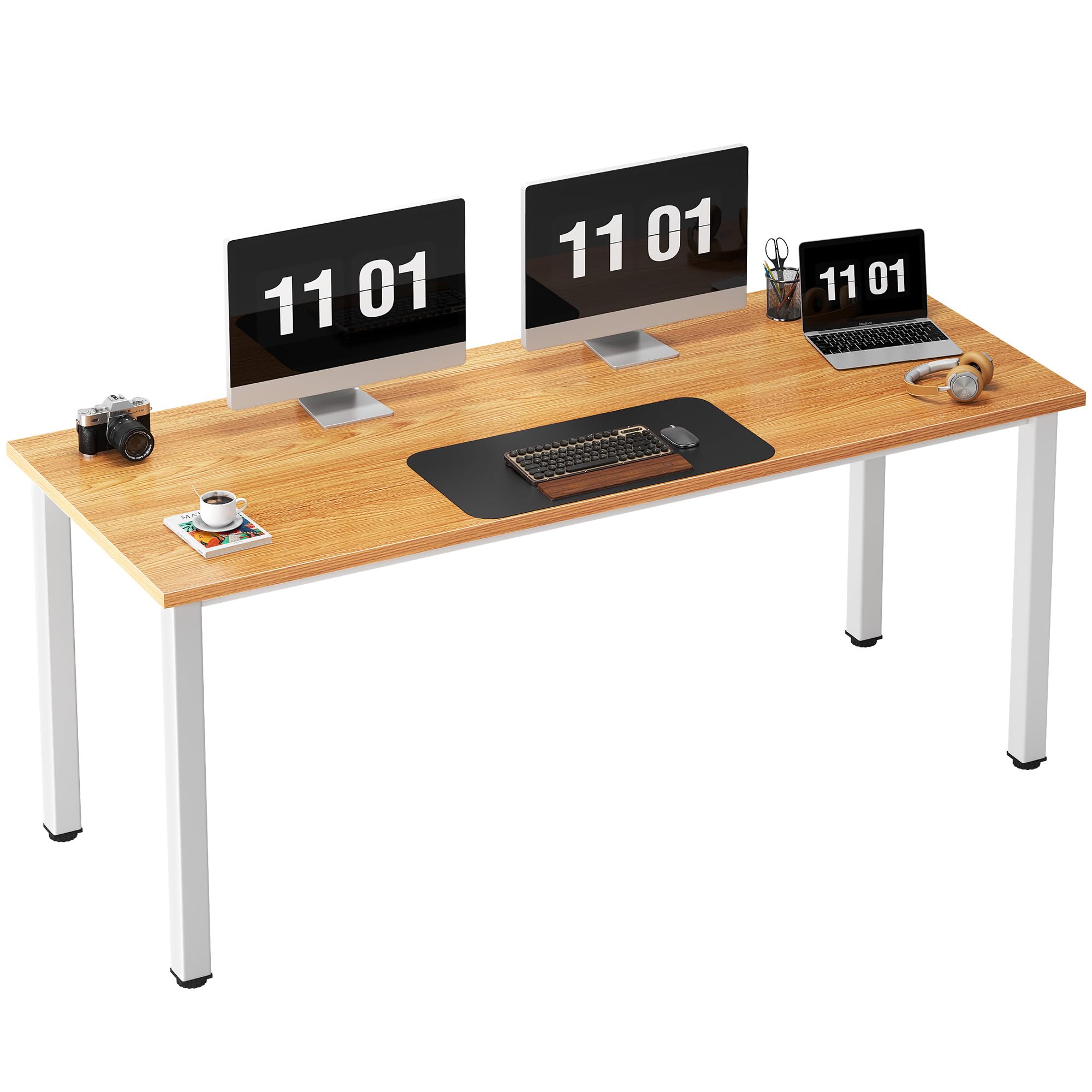 テーブル・机 Igors new desk Amazon.com: Need 63 Inch Large Computer Desk - Modern Simple Style