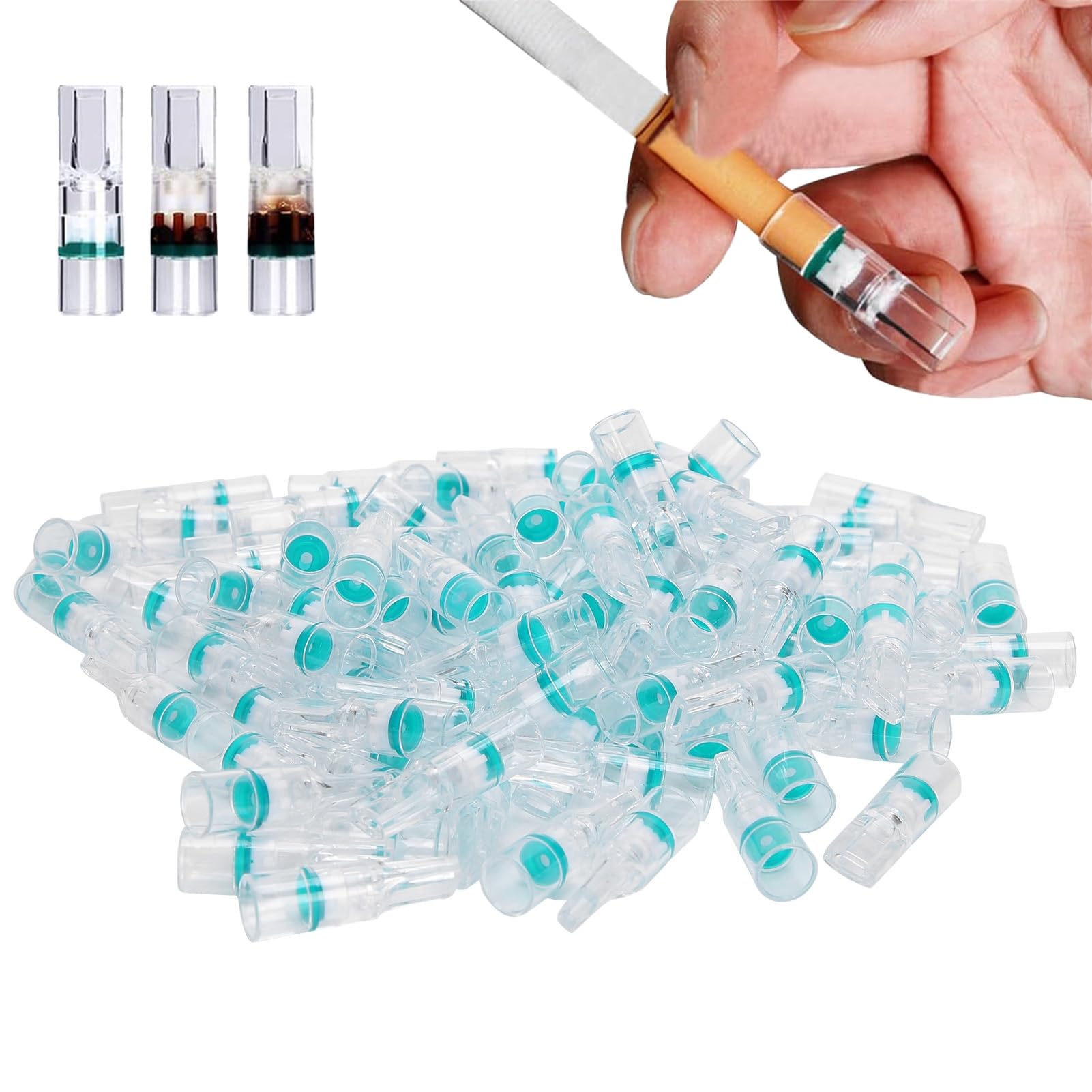 Filtri Per Vernice 100 Pezzi - Carte Filtro Con Imbuti Silicone Per Pittura E Resine - Foto 3