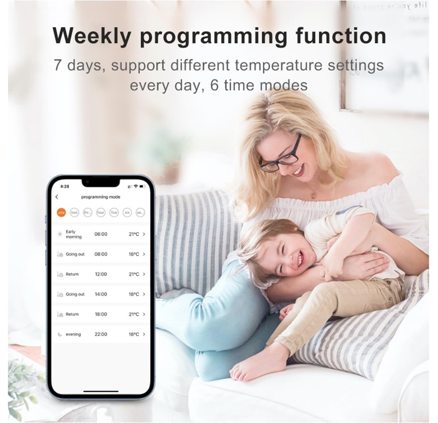 Inteligentny termostat grzejnika: programowalny, termostat Zigbee do regulacji temperatury, sterowanie aplikacją, wymagany hub Tuya, kompatybilny z Alexa, Google Home