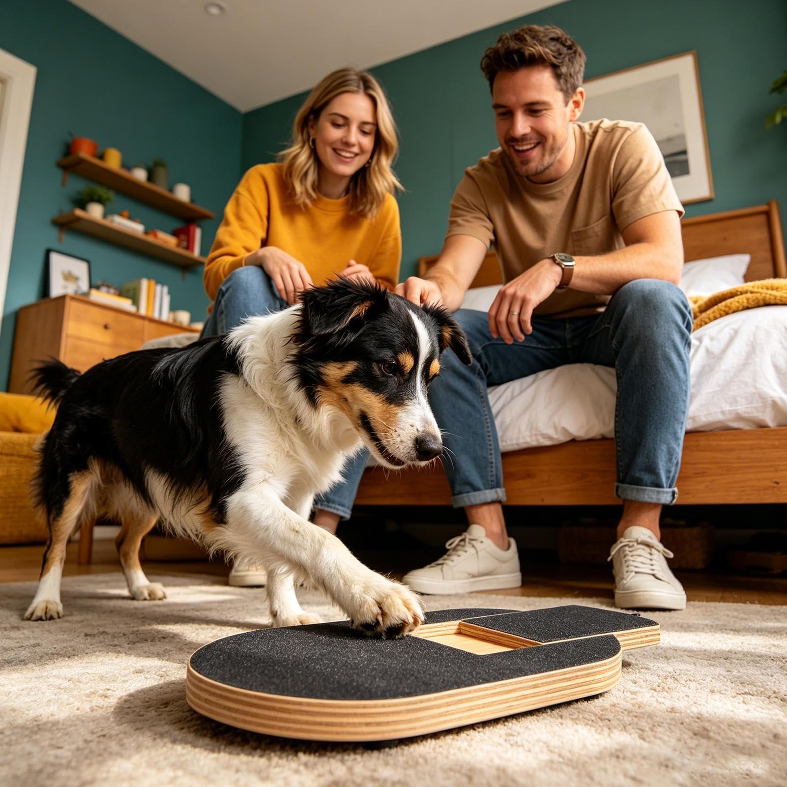 Tabla Rascador Uñas Para Perros Con Premios Y Tablero Puzzle Madera | Tapete rascador canino Para suelo alfombrado, enriquecimiento cerebral y juego antiaburrimiento en casa