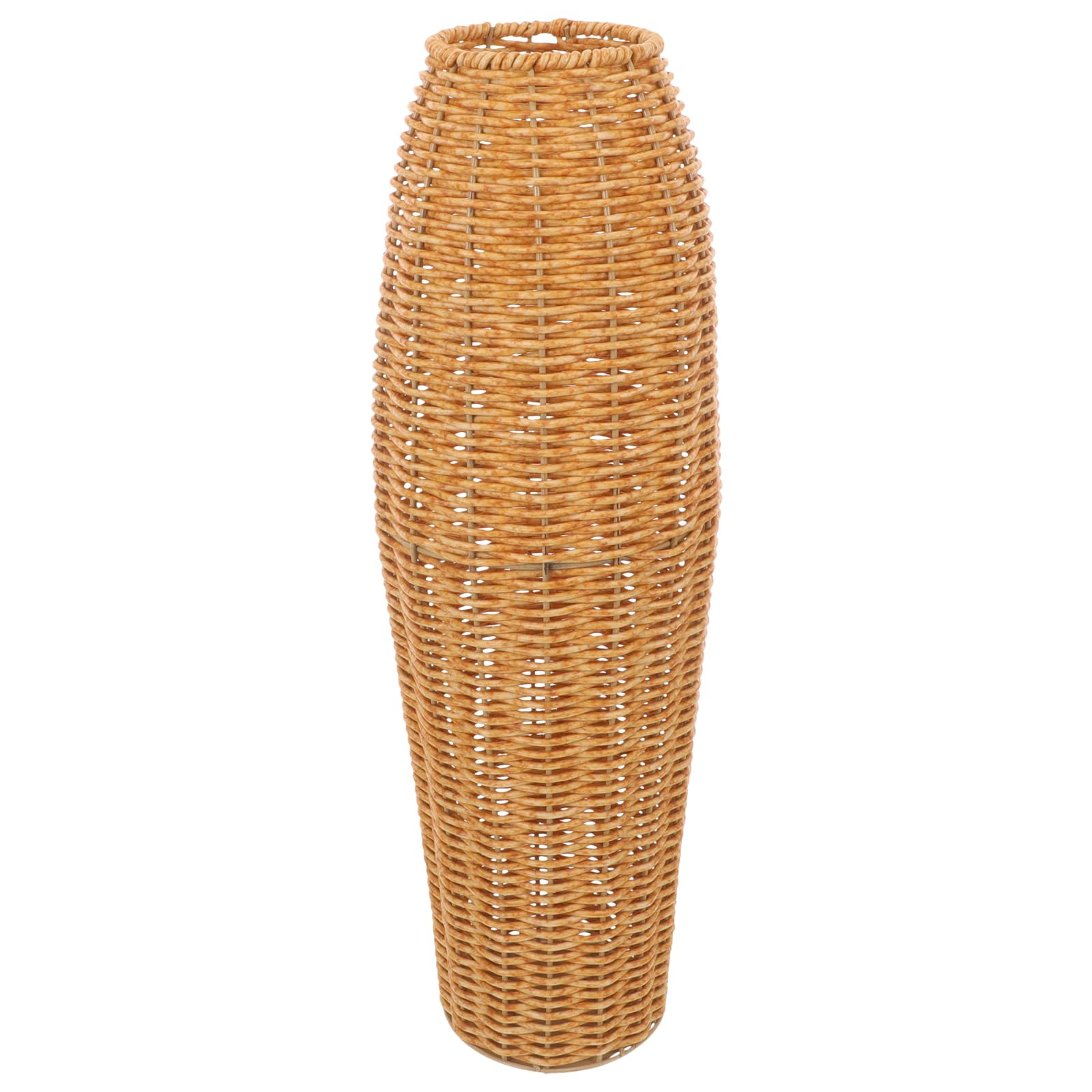 Vase en plastique marron SECFOU à surface lisse facile à nettoyer