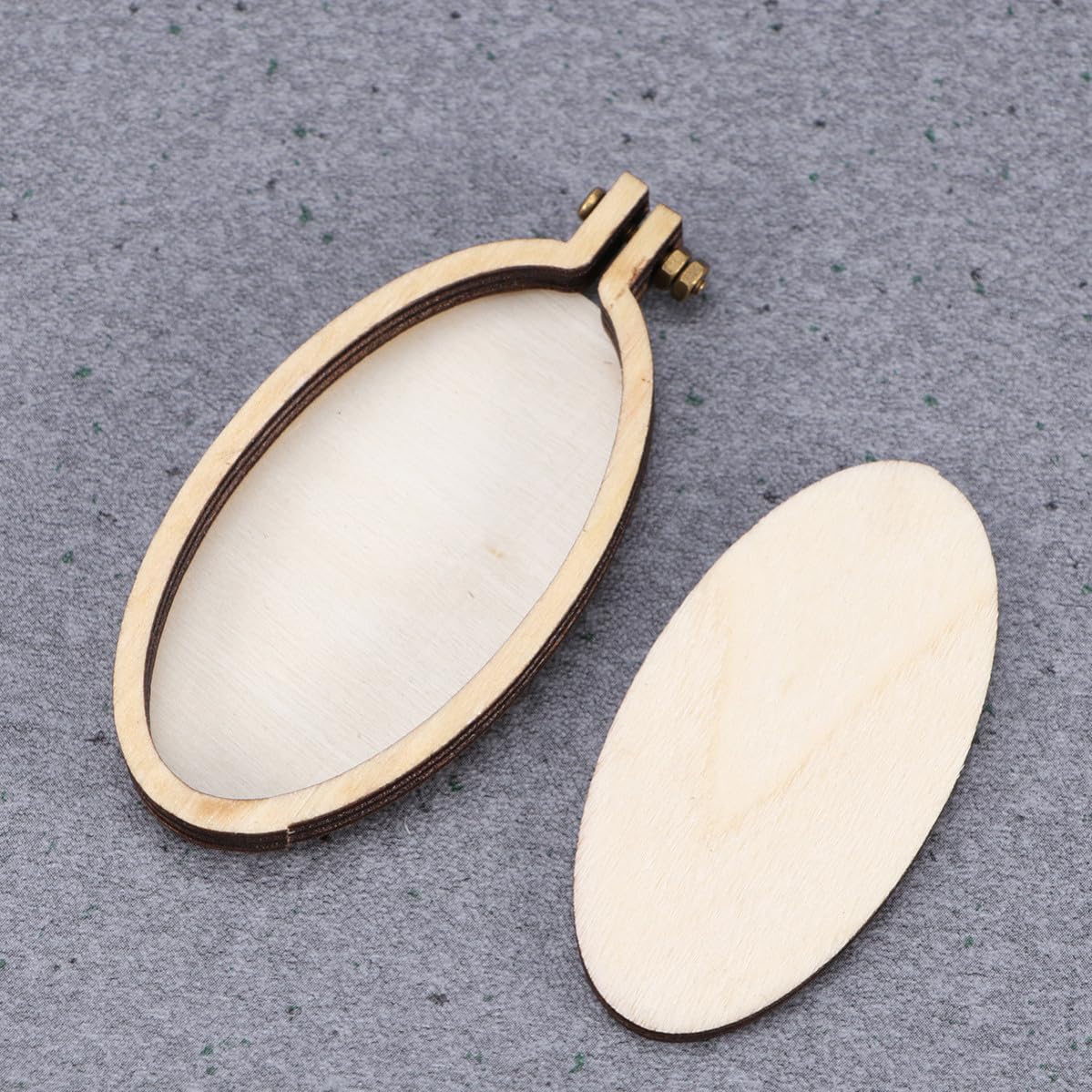 Didiseaon 36 Piezas Aro de Bordado de Madera para Manualidades Diy, Fácil