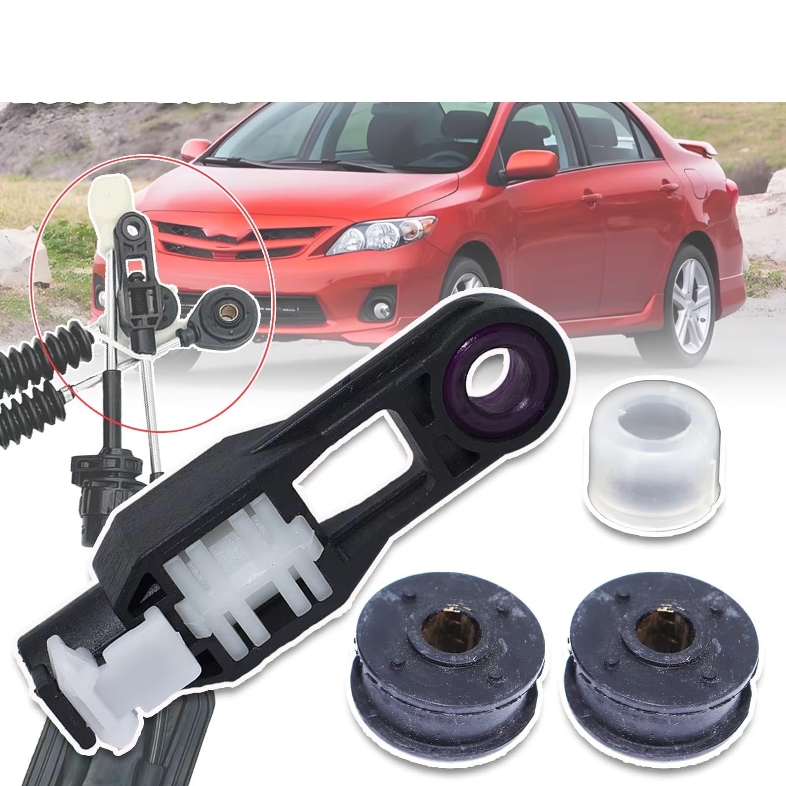 Przekładnia zmiany biegów dźwignia zmiany biegów tuleja końcowa linki 33820-52440 do Toyoty do Belta dla Vitz XP90 2006-2016