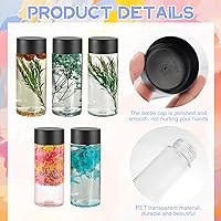 Vista 3 de 16pcs Empty Sensory Bottles Kits, 300 ml Leakproof Clear Plastic Sensory Bottle with Lids with Sequins Accessories, Reusable Water Bottles for