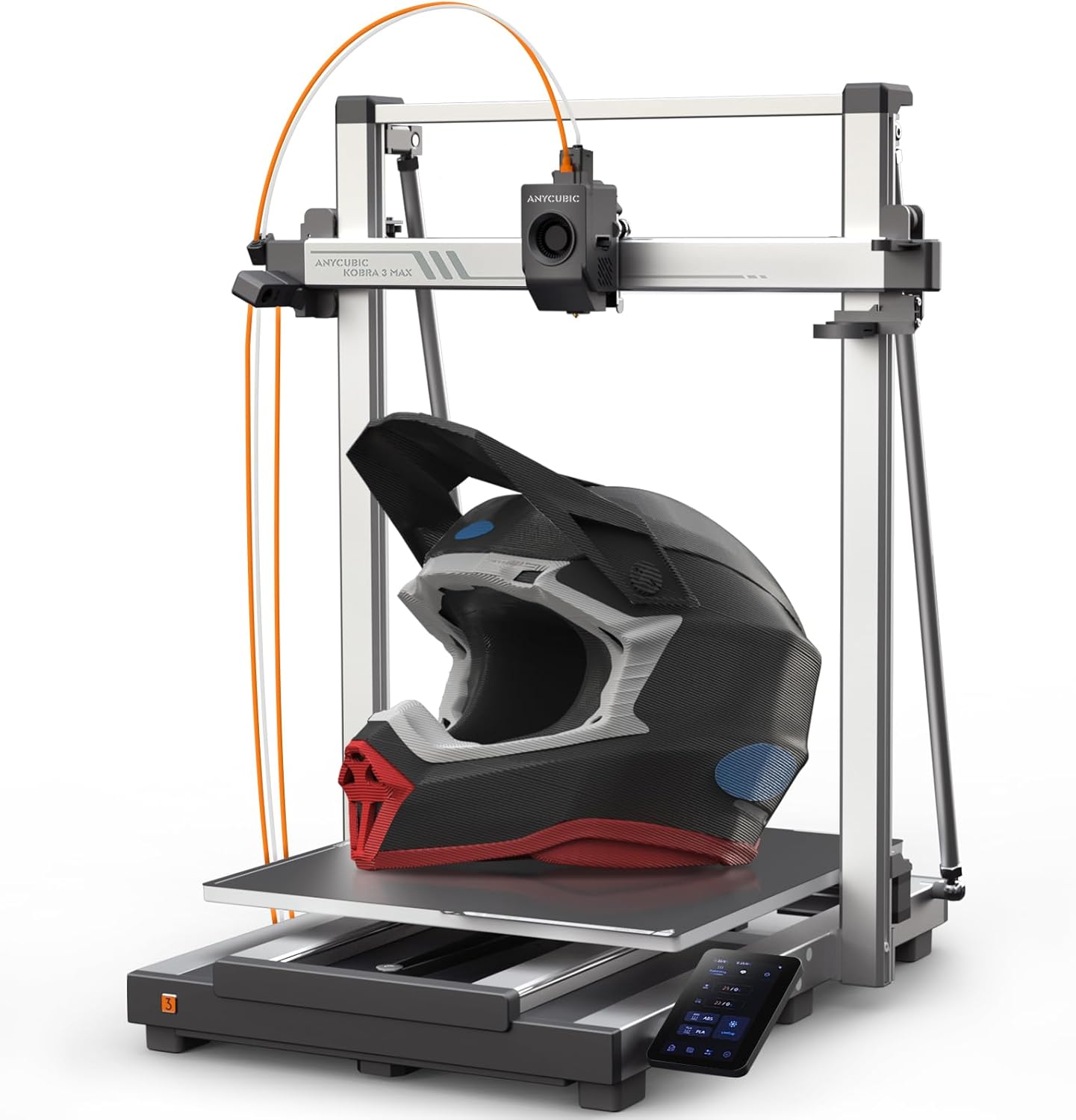 Anycubic Kobra 3 Max 3D Printer Only, Support Multicolor Needs ACE Pro, 600mm/s High-Speed Printing Large 3D Printer, Anycubic Slicer Next & App Upgrade 420 * 420 * 500mm Meet Personalized Demands