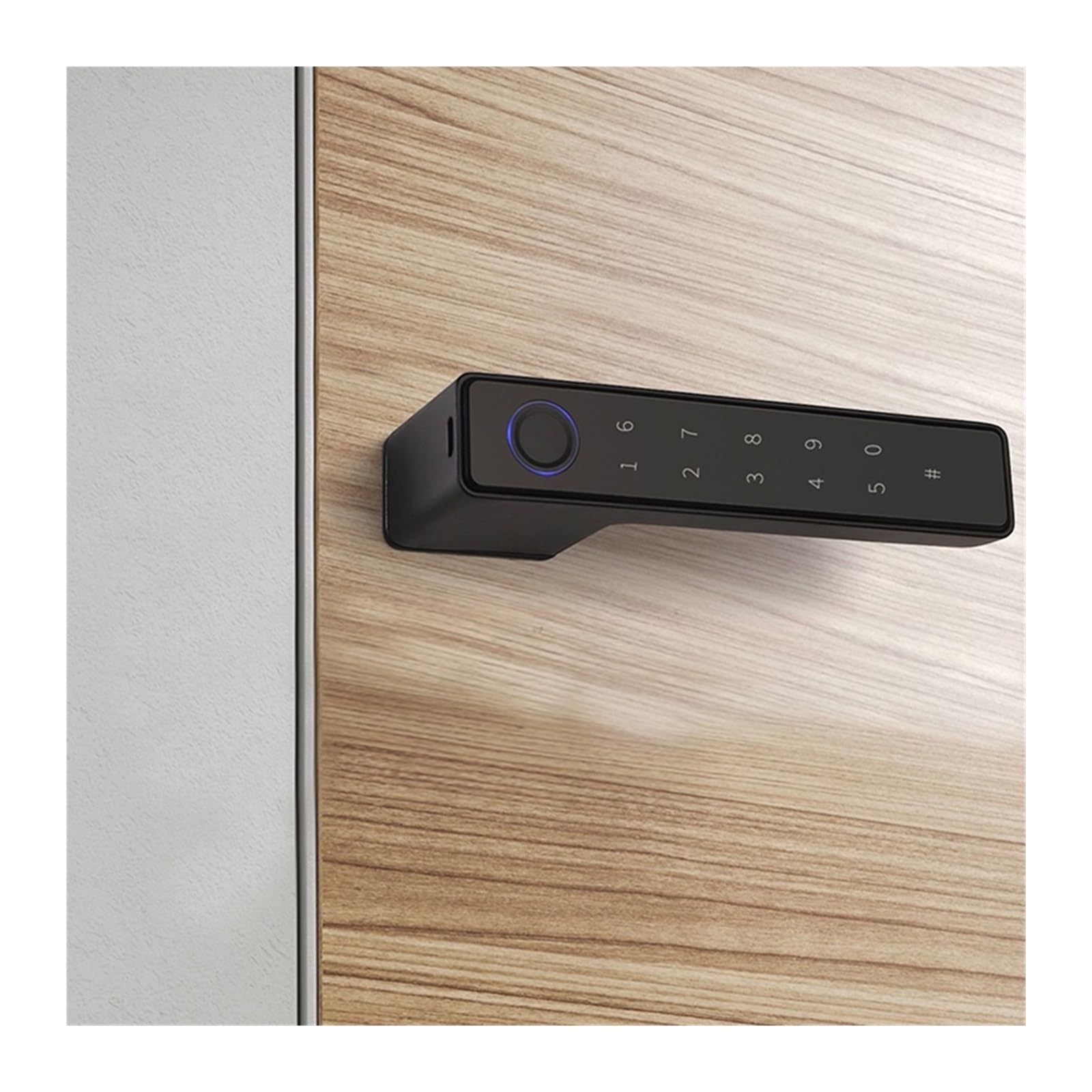 JVDDI Smart Door Handle, Door Lock Knobset Handle Metal Knob for Bedroom Bathroom Aluminum Alloy Magnetic Body