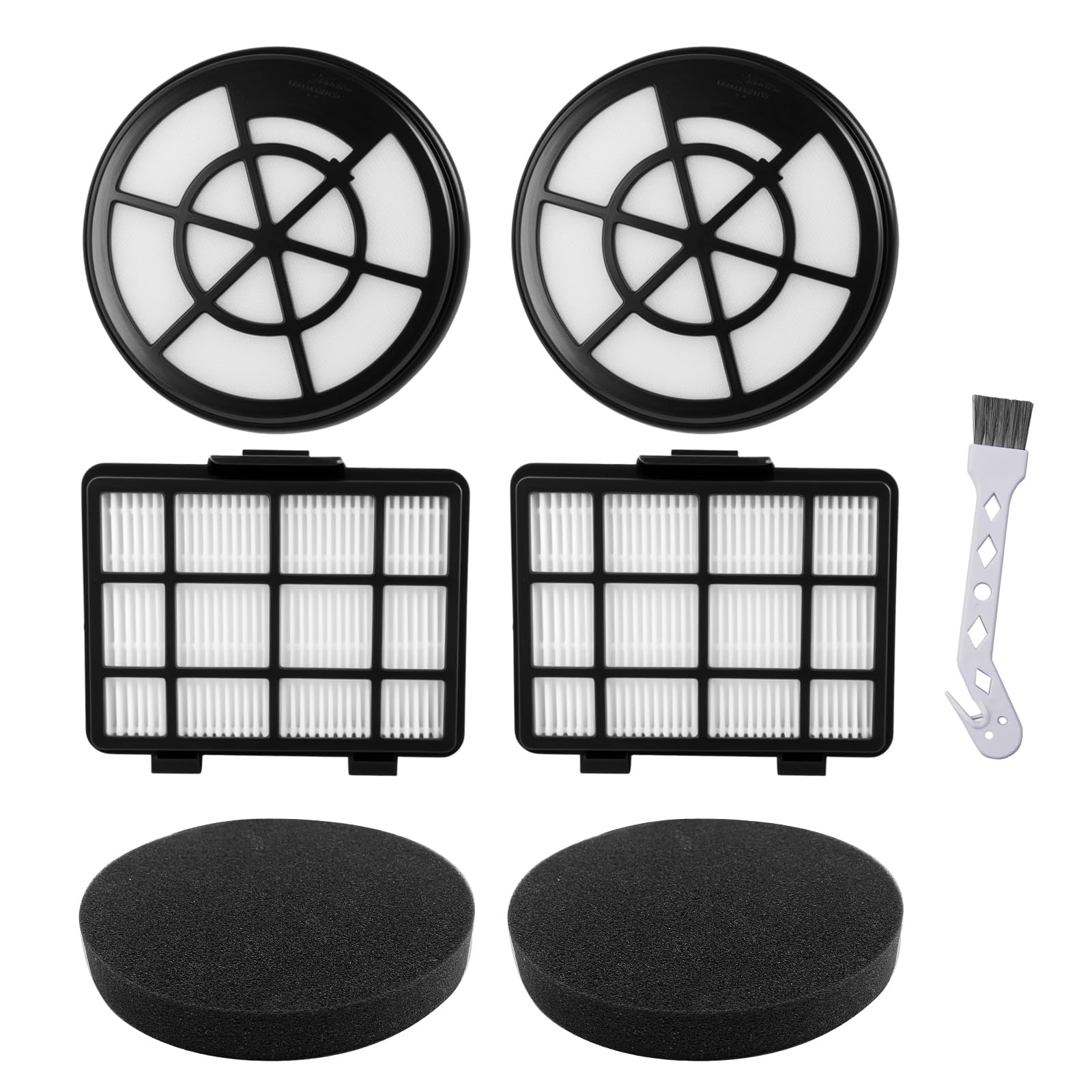 2 Set Replacement HEPA Filter for Bosch BBZ152EF Series 2 Bagless Vacuum Cleaners, 2 HEPA + 2 Exhaust Filter for Bosch BGC05A320 BGC05A220A BGC05AAA1 BGC05A322 BGC05AAA2 BGS05X240