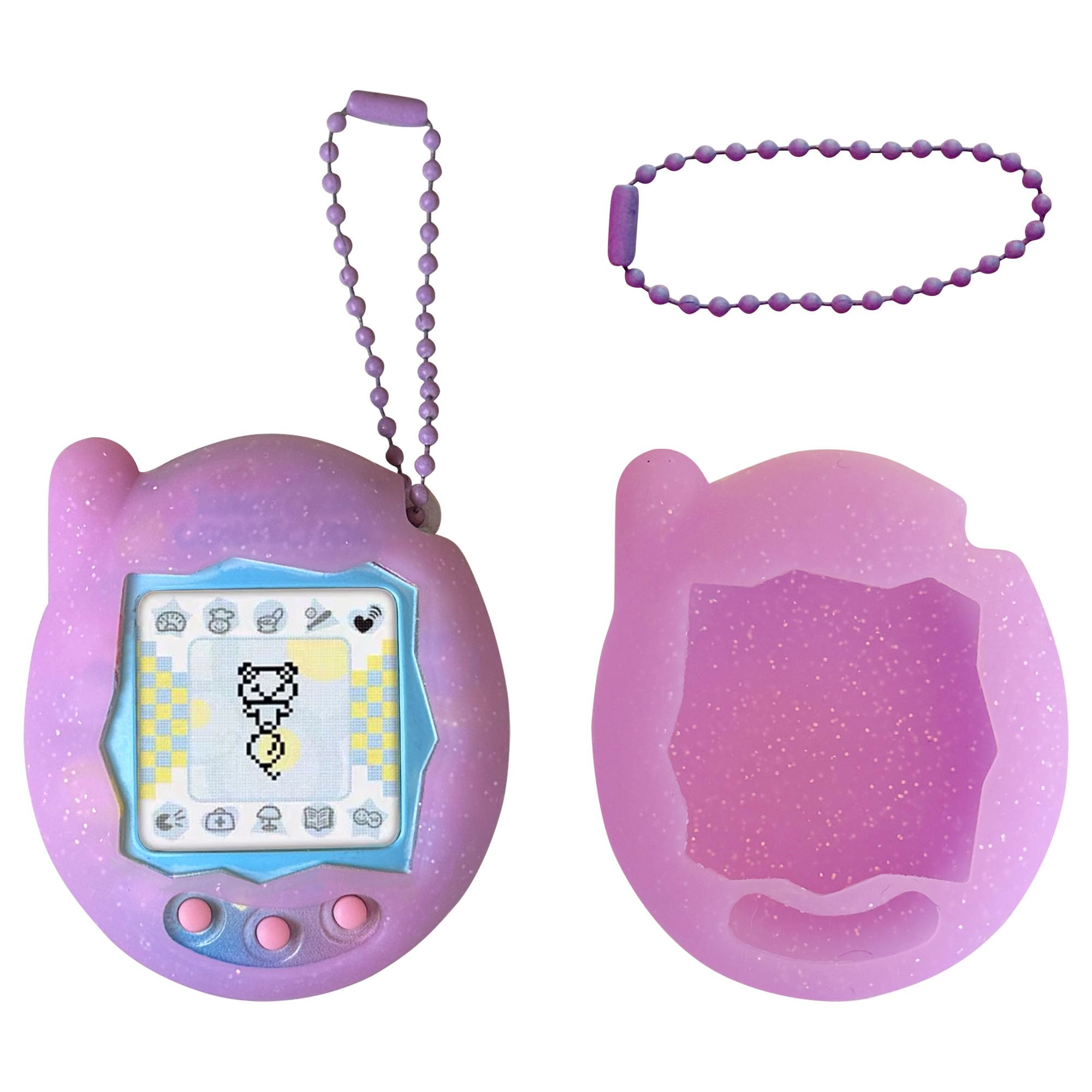 Coque silicone Tamagotchi Connection violet étui protection console