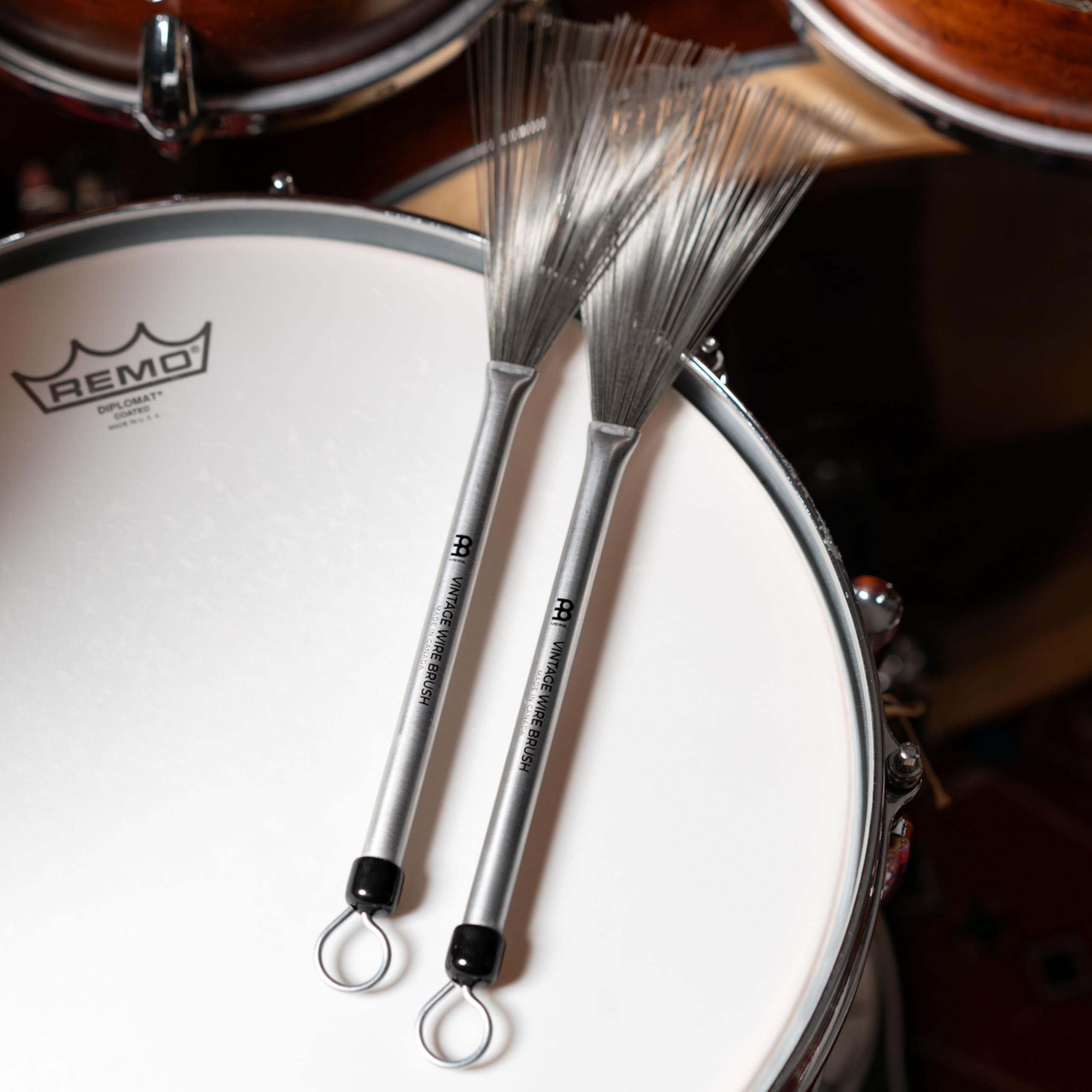 MEINL Stick & Brush Szczotka druciana vintage - 0,013" grubość drutu (SB309)