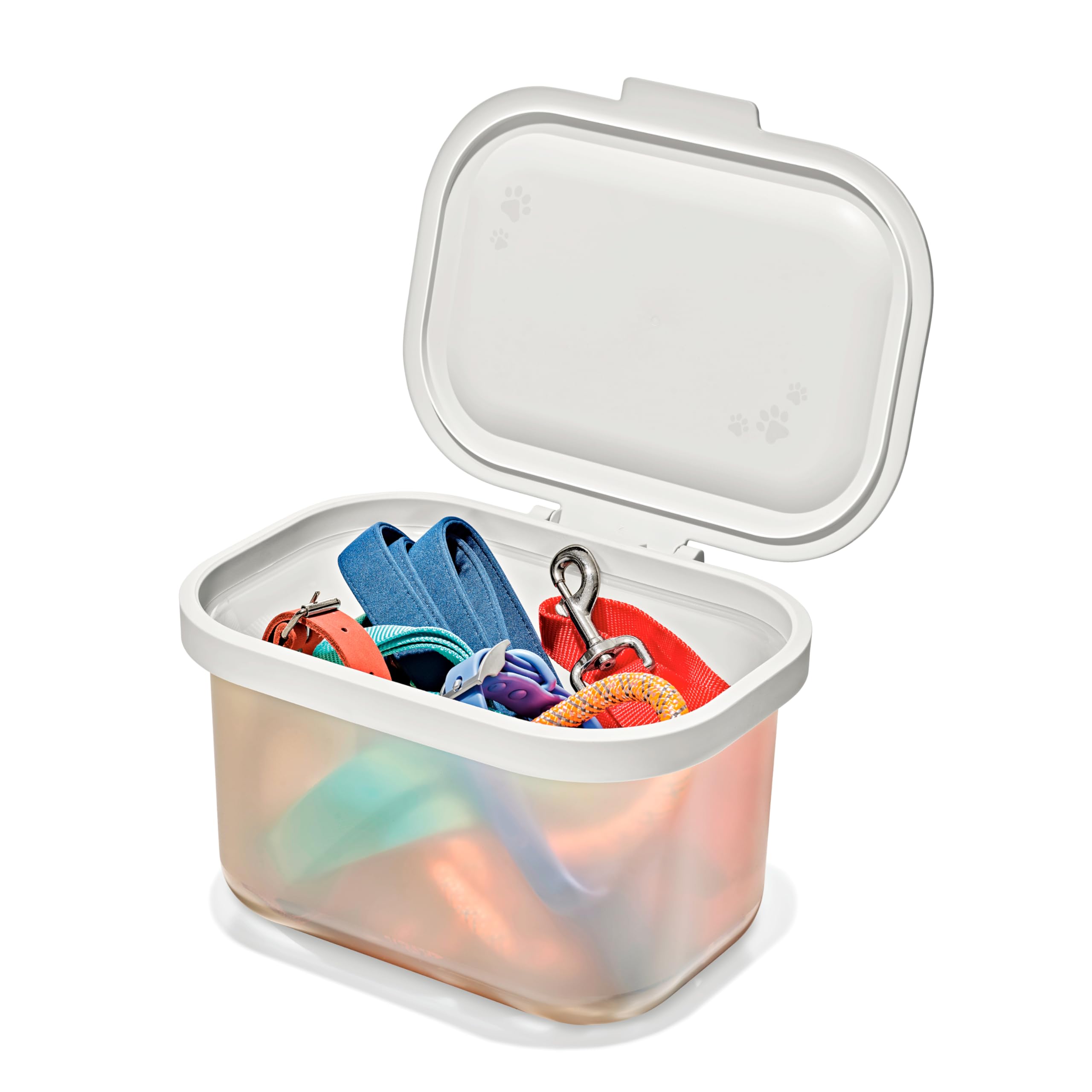 Pet Multipurpose Container | Pet Storage Container with Lid, Holds Toys, Leashes & Suppli…