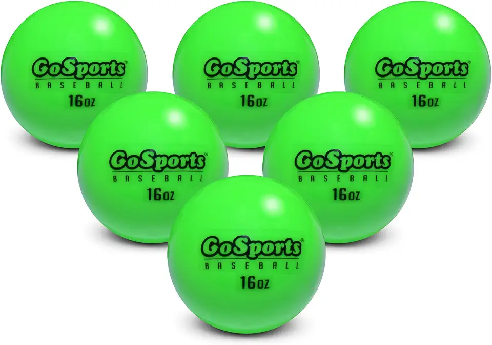 GoSports Weighted Training Balls - Choose Baseball or Softball - Hitting &amp; Pitching Training for All Skill Levels - Improve Power and Mechanics