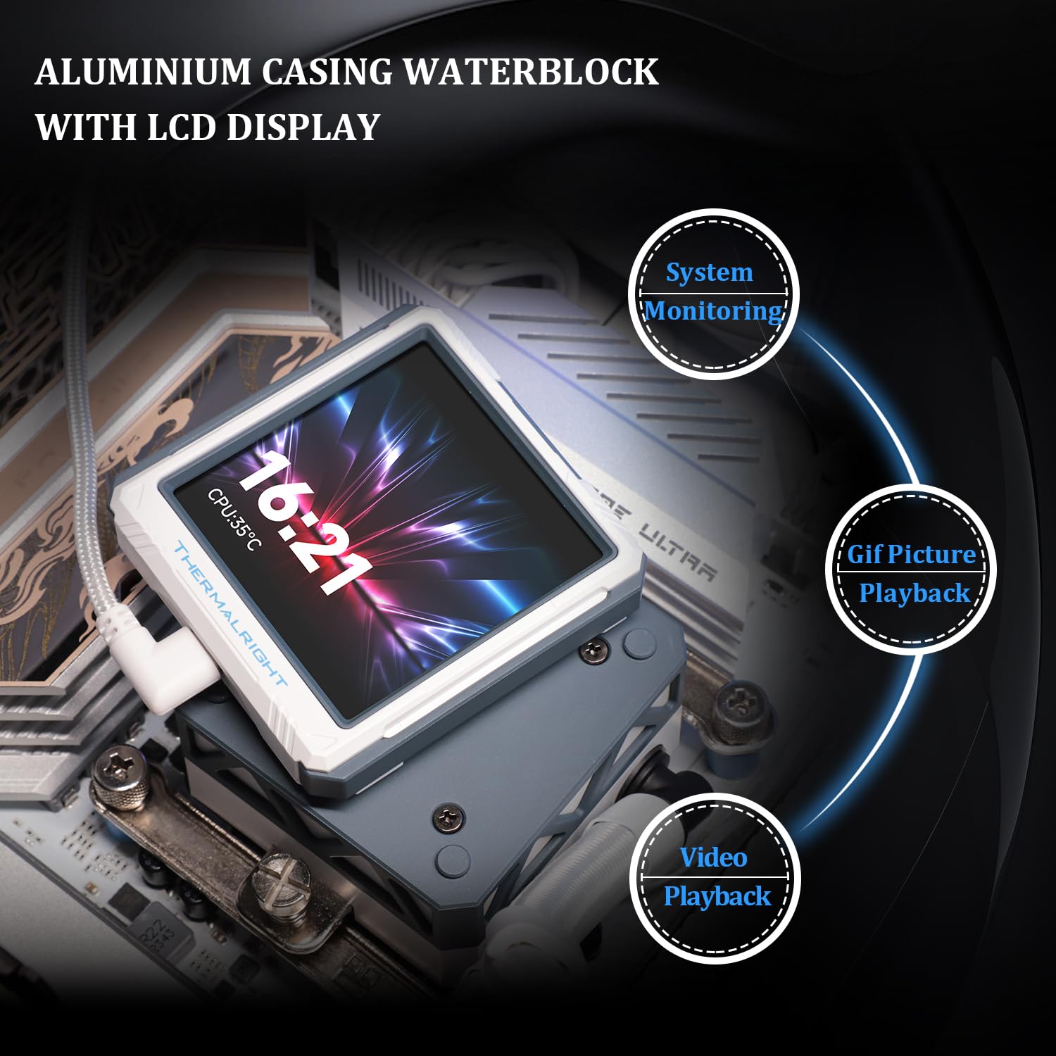 Thermalright FW360 White ARGB CPUクーラー Amazon.com: Thermalright FW360 Ultra ARGB White CPU AIO
