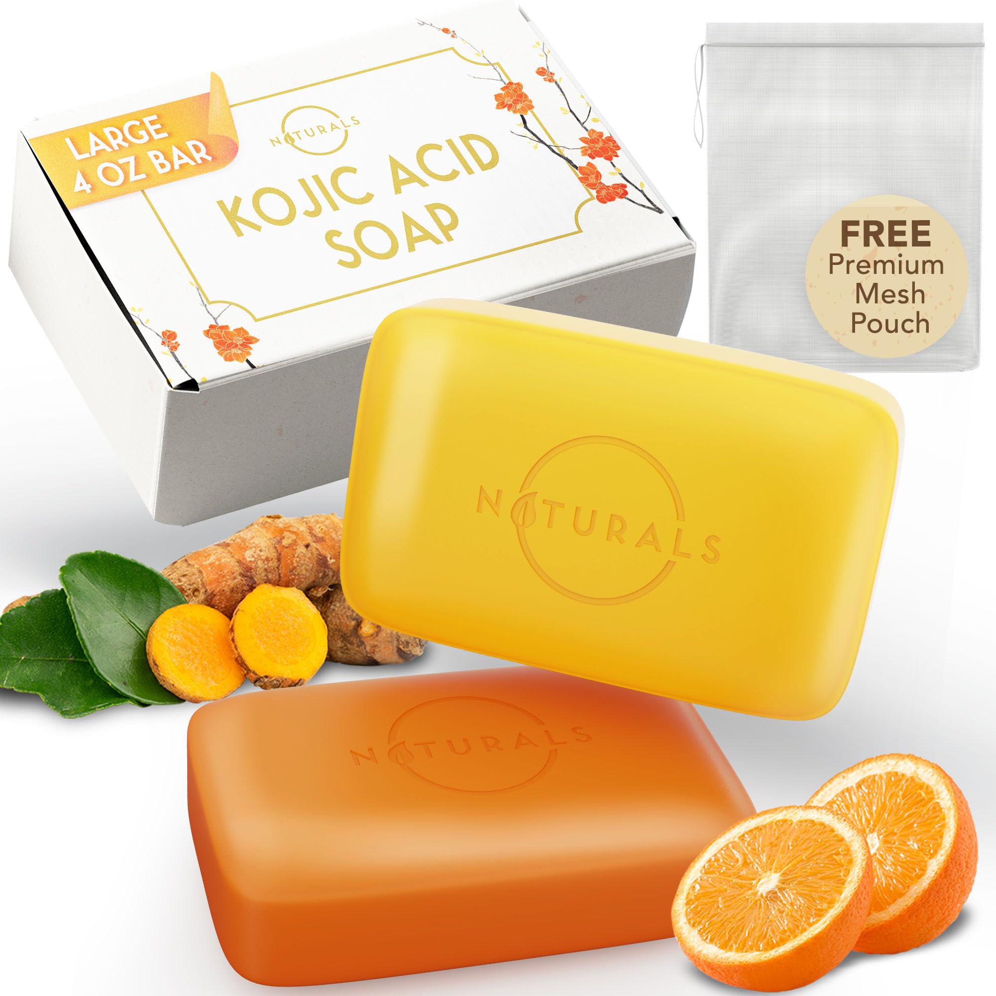 kojic acid japan soap with glutathione for sensitive skin (2 Pack) Turmeric Soap Bar & Orange Japanese Kojic Soap Kojic ✨ Glow starts from Precious Skin Flavor:Duo Pack (Mixed Berry + Lemonade)