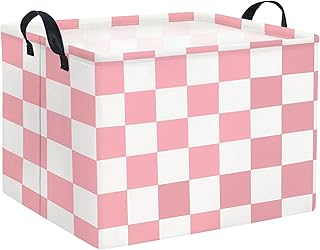 HIYAGON Rectangular Baby Girl Basket Fabric Storage Basket Storage Bin O...