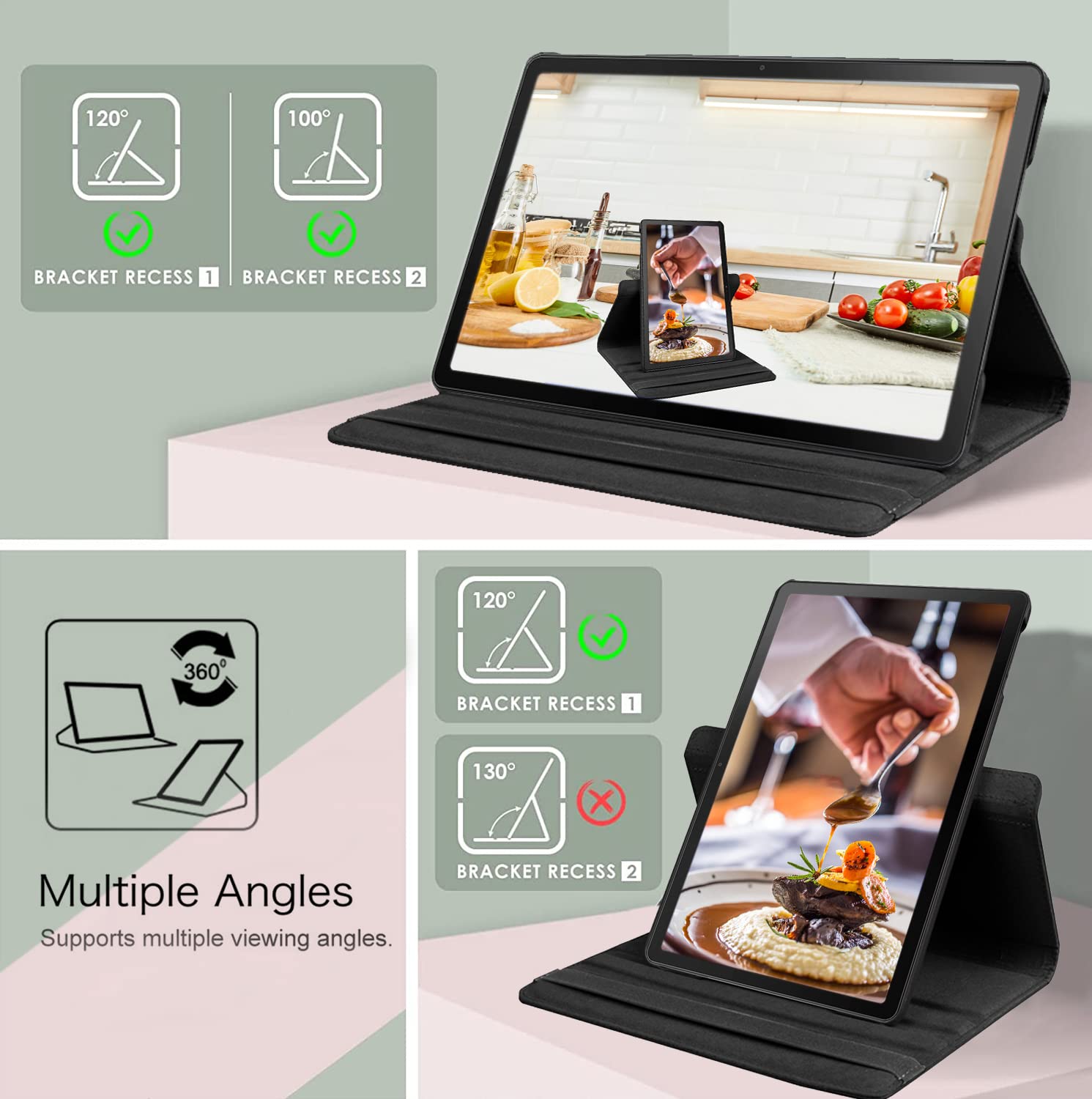 Adatto for Lenovo Tab M10 Plus 3a Generazione 10.6 2022 Custodia In Silicone Cover TB128FU TB128XU TB125FU(Dark blue
