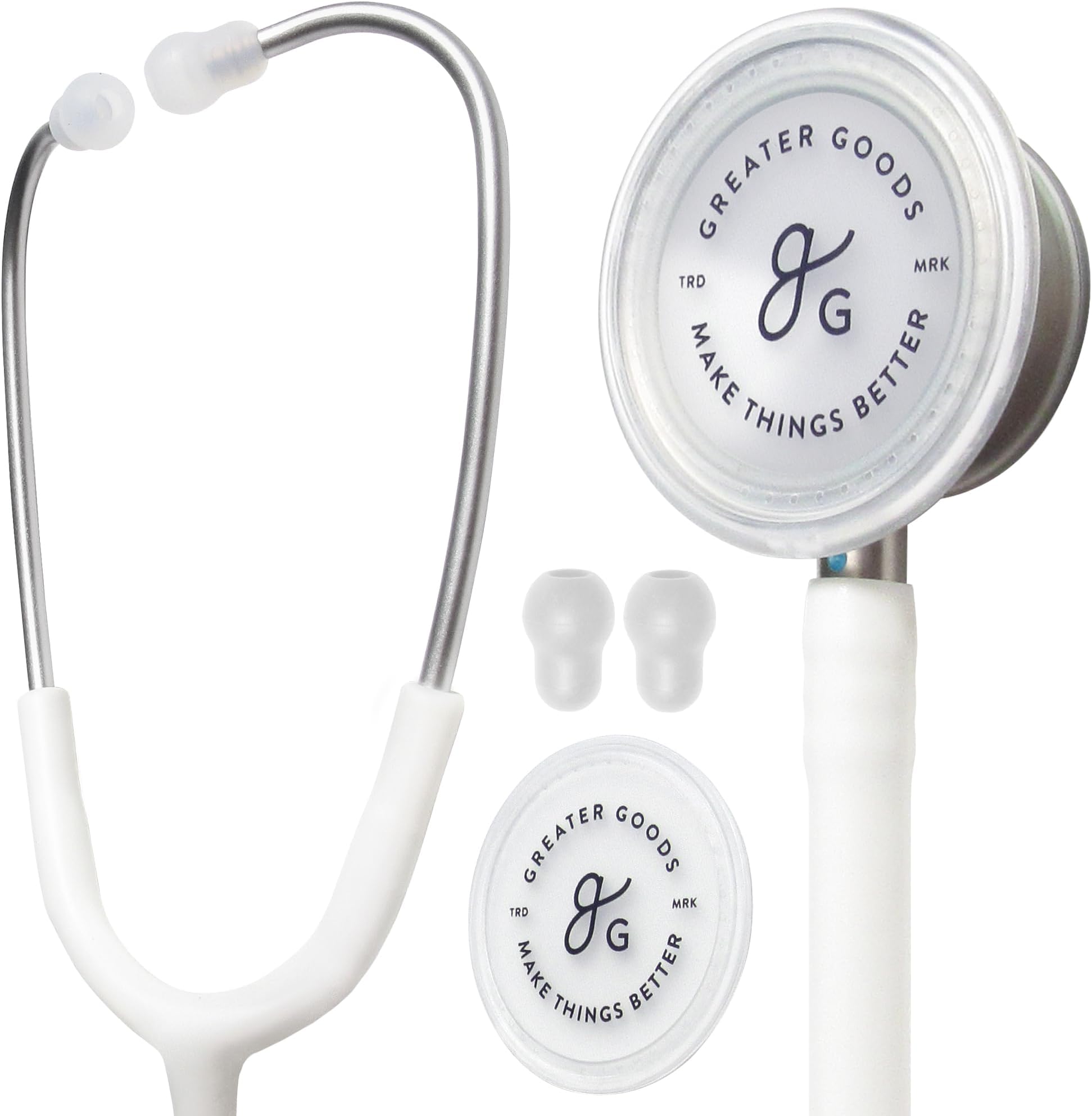 Greater Goods Dual-Head Stethoscope for Nurses, Medical Students & EMTs