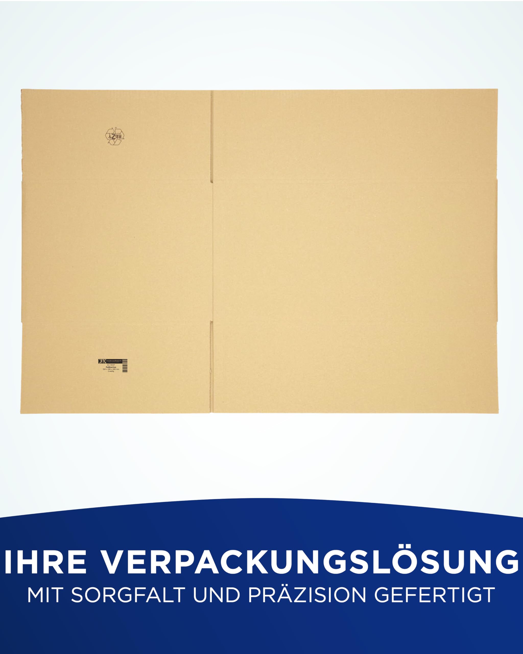 KK Verpackungen Versandkartons 600 x 400 x 310 mm Braun 2-wellig (Innenmaß 590 x 390 x 300 mm) | 30 Stück, Faltkartons Kartons für Versand als DHL Paket Hermes Paketklasse L DPD GLS Paketklasse XL