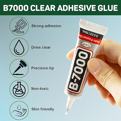 Miniatura 4 de B 7000 gemas de pegamento para 20100 unidades de diamantes de imitación verdes para ropa de manualidades, diamantes de imitación verde oscuro