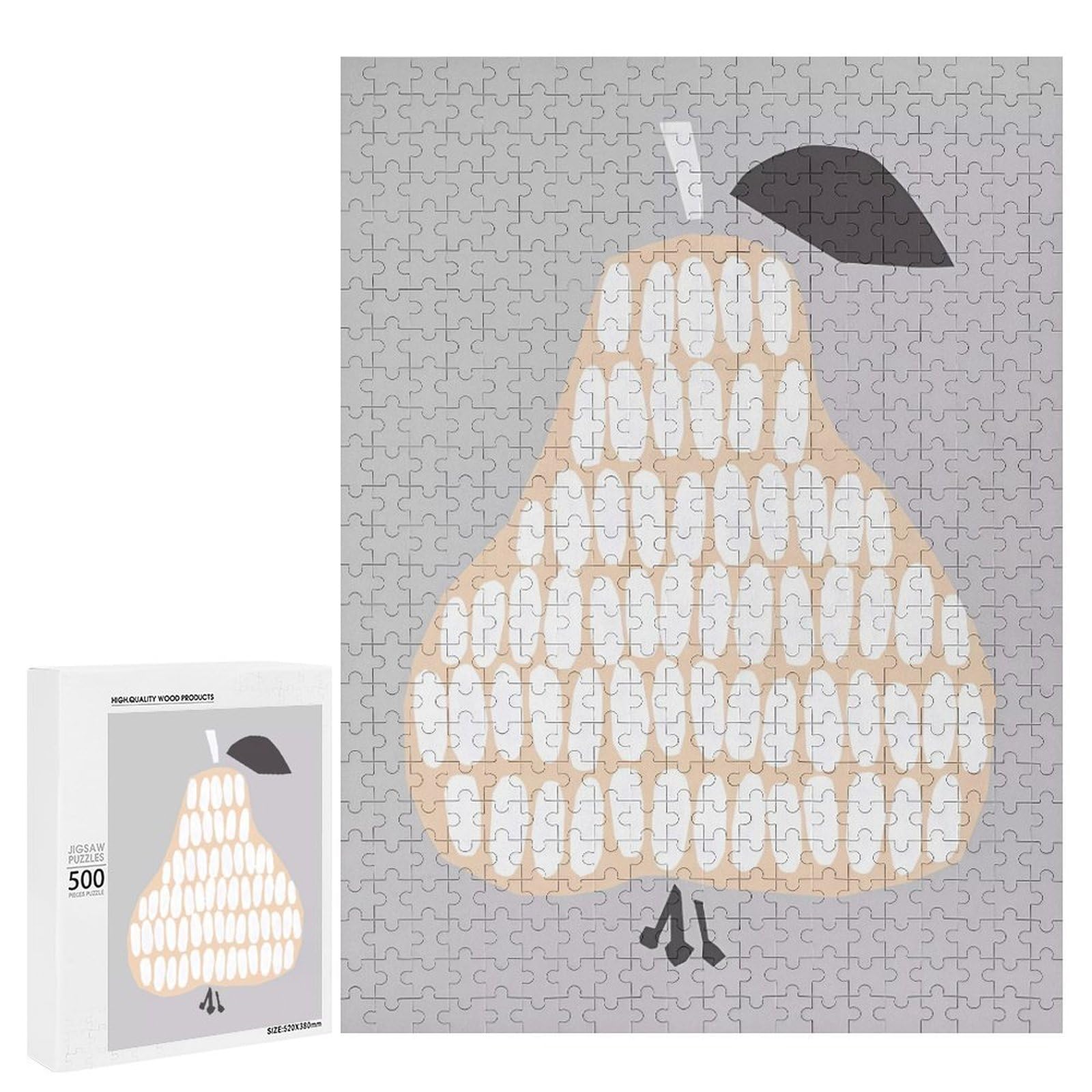  Amuseables Pear 洋なし【新品・タグ付き】 Amazon | 洋梨 北欧パズル ジグソーパズル 木製 300/500/1000
