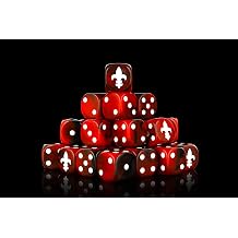 Baron of Dice Fleur de Lis Resin Dice - Set of 25 Round