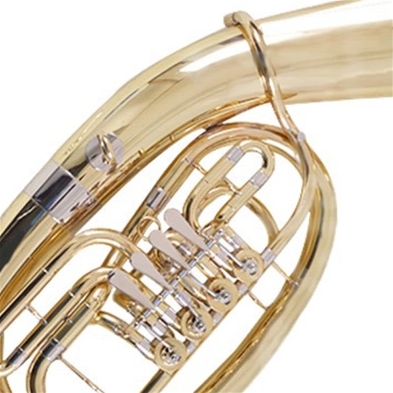 Tuba dla początkujących Instrument dęty blaszany eufonium czteroklawiszowy Bb
