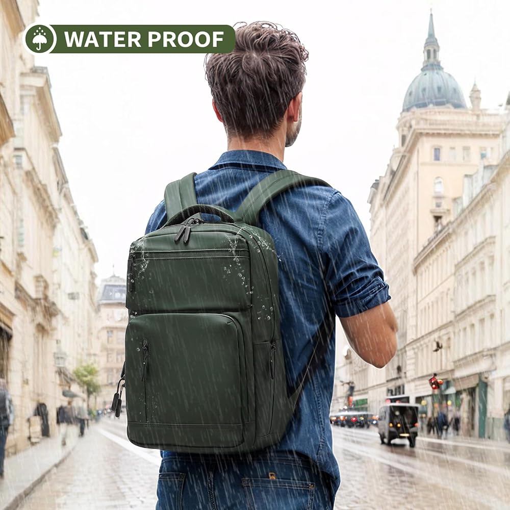 backpack with laptop sleave doubling as water sleav Amazon.com: SUIKIHUM Waterproof Laptop Backpack for Men & Women, Flight  Approved Anti-Theft Daypack with 15.6-inch Laptop Sleeve (Green) :  Electronics