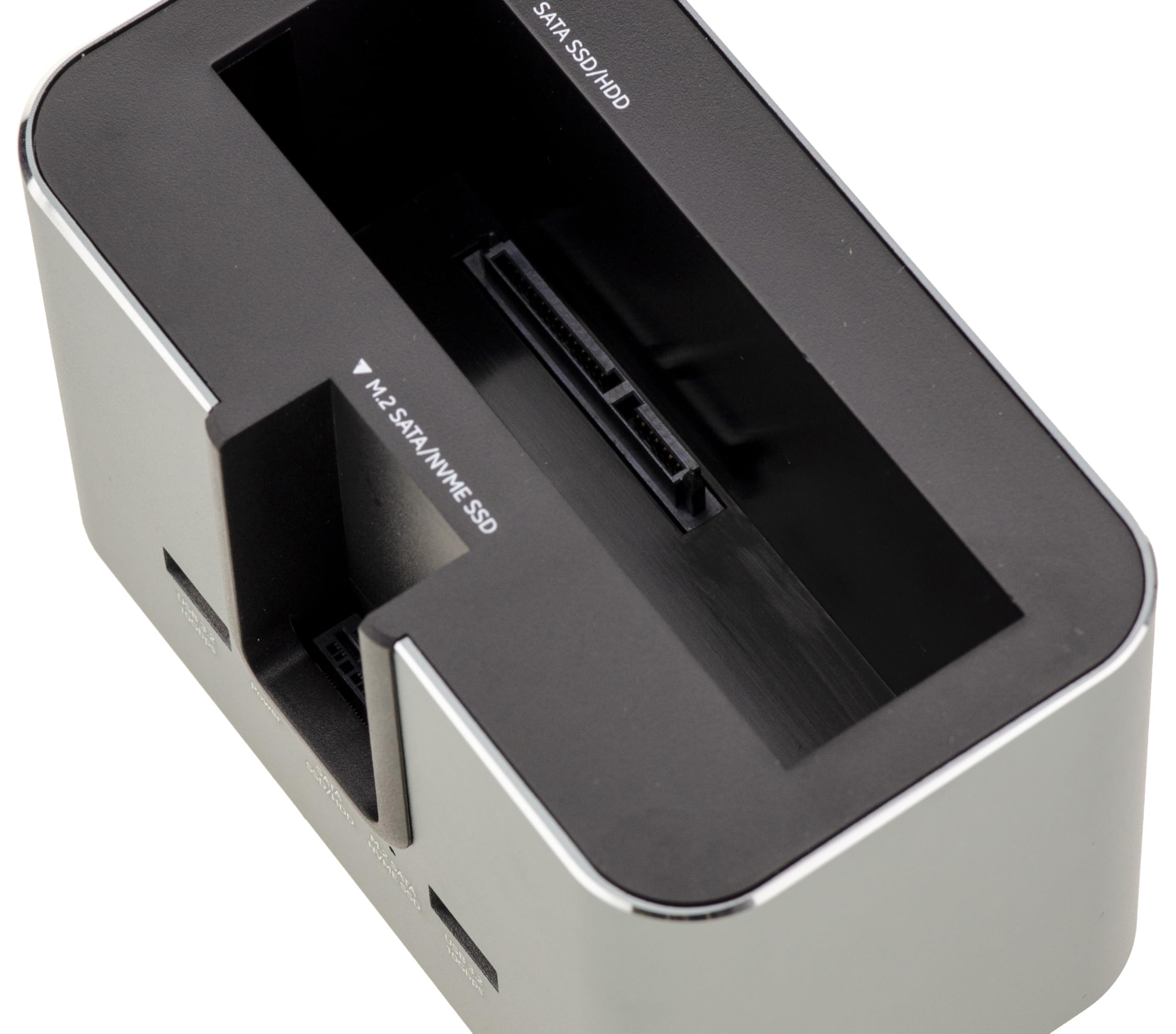 KALEA-INFORMATIQUE Stacja dokująca z podwójnym protokołem dla dysków SSD M.2 NVMe lub SATA oraz dysków twardych 2,5" lub 3,5" SATA, złącze USB 3.2 Gen 2x1 10 Gb/s, obsługa do 28 TB