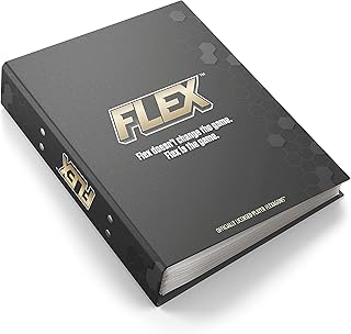 FLEX Album | Store and Display Flexagon Collection | Vinyl Finish | Holds up to 20 Pages