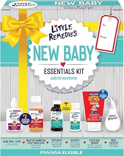 Little Remedies New Baby Essentials Kit 6-in-1 Bundle for Newborns