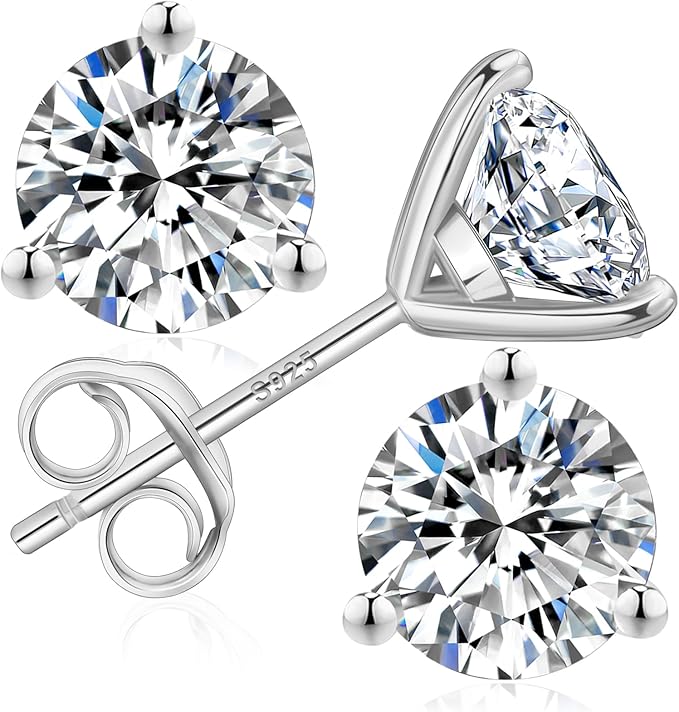 【1ct 】人工ダイヤモンド 最高品質 モアサナイト 4爪 ピアス モアッサナイト ピアス 四爪/1ct/S925/GRA鑑定書付 - メルカリ