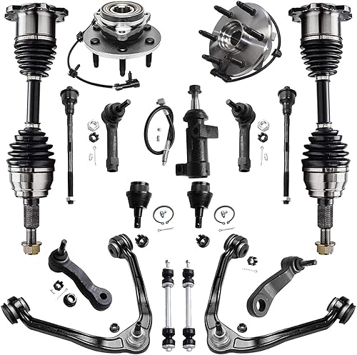 Miniatura 202 de Detroit Axle - Kit de cubos de rodamiento de rueda delantera de 6 piezas para Dodge Dart 2013-2016, Chrysler 200 2015-2017, 2 cojinetes de rueda