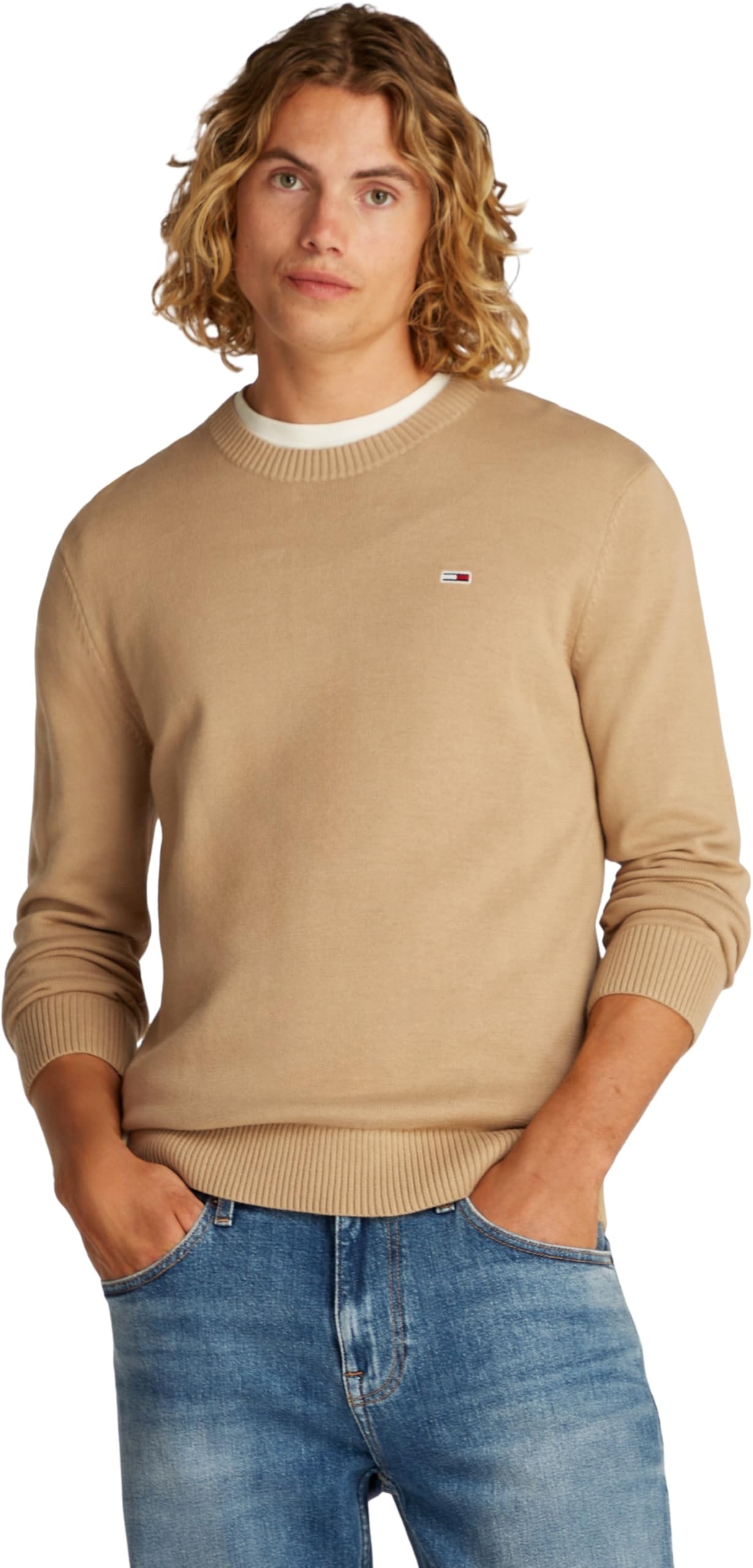Tommy Jeans Pullover Uomo Scollo Rotondo