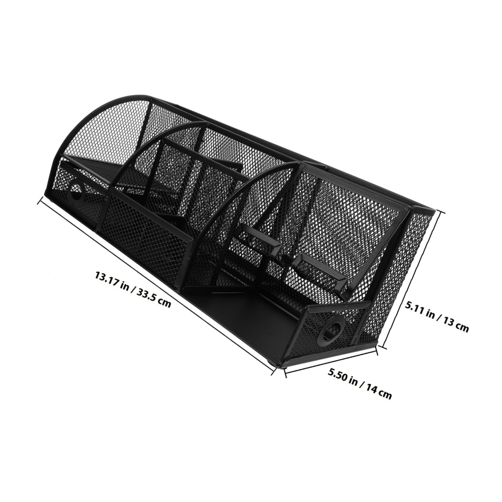 Zerodeko Organizer da Scrivania in Metallo con Scomparti Portapenne e Custodia Cancelleria Compatto per Ufficio Compatto e Design Elegante per Organizzare Forniture Desktop