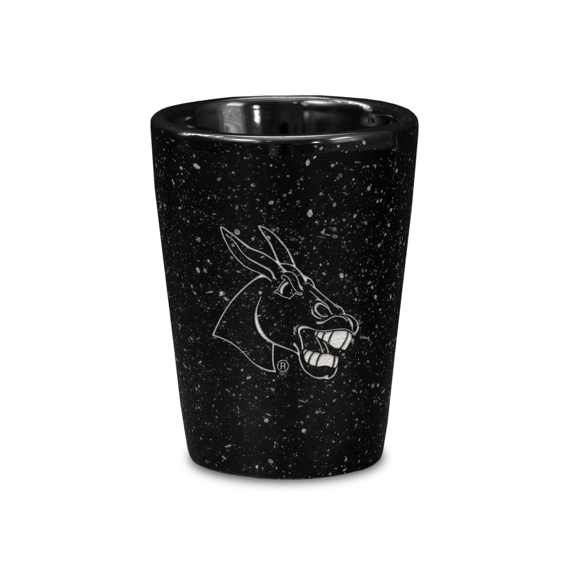 Rico Industries NCAA Texas-San Antonio Roadrunners - UTSA 2oz Ceramic Shot Glass for Fans, Laser Engraved in Team Color Single Shot Glass
