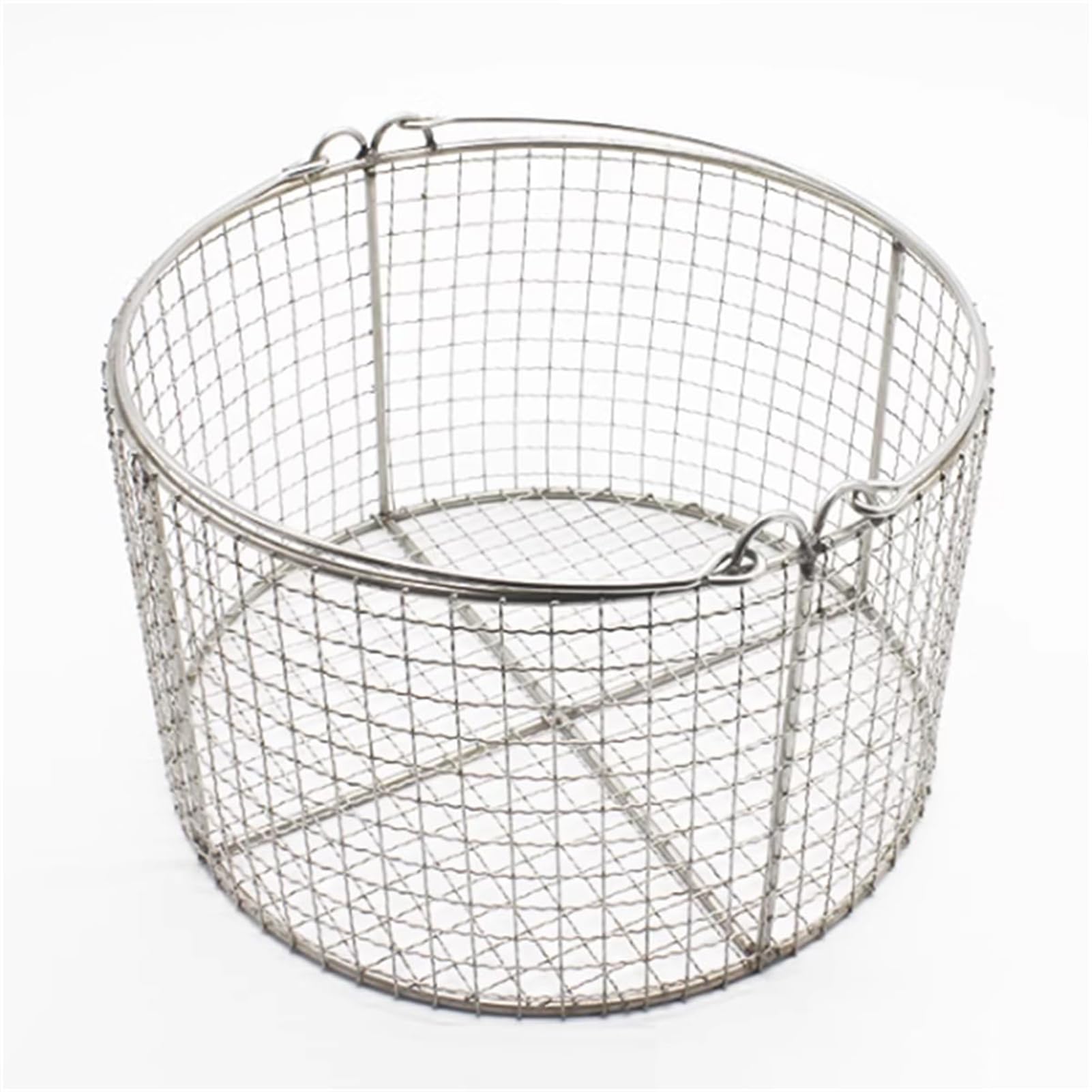Bandeja redonda para instrumentos de esterilización con asas, cesta de malla de acero inoxidable 304 para instrumentos de laboratorio de hospital, bandeja médica autoclavable