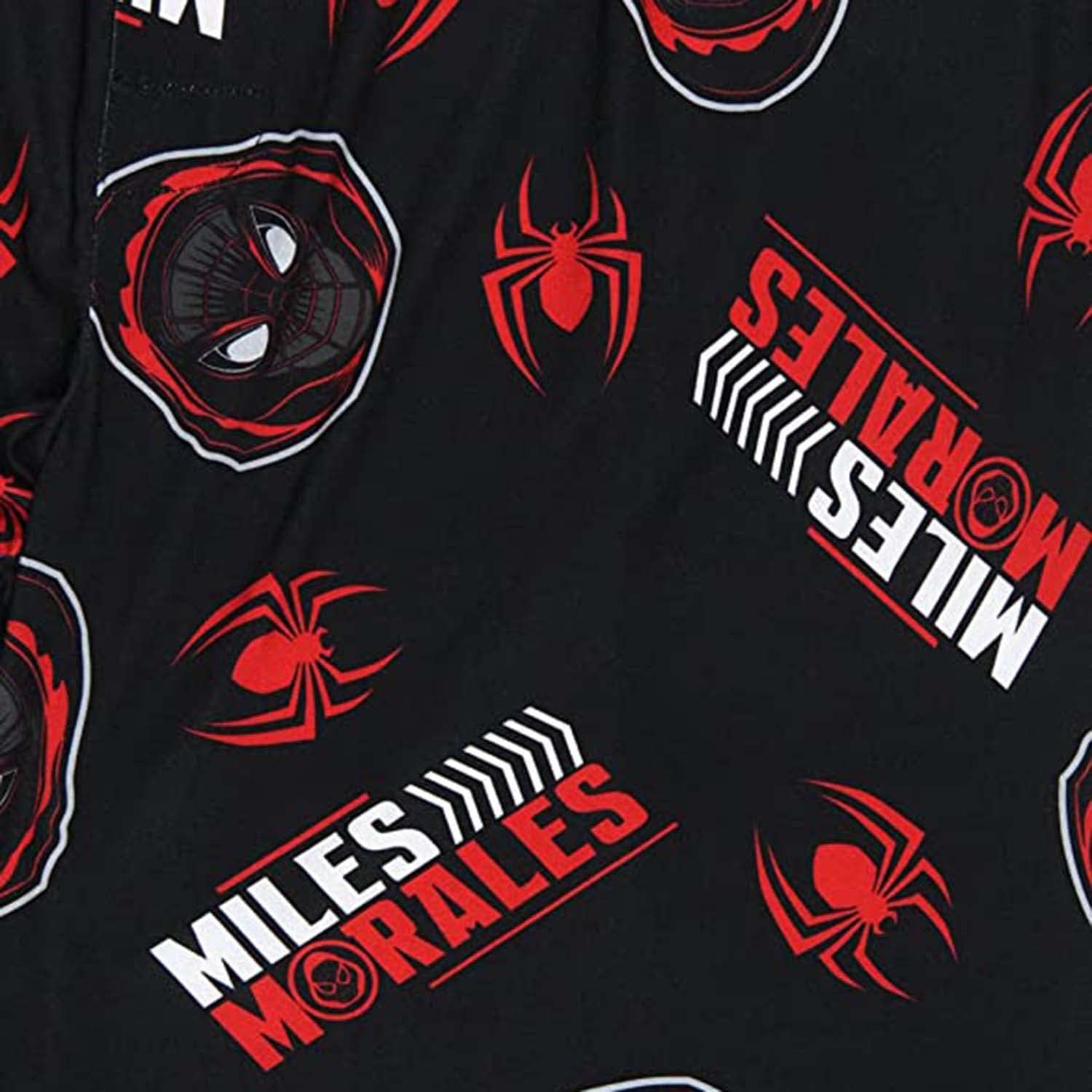 Marvel Spiderman Miles Morales Pajamas Men's Allover Pattern Adult Sleep Bottoms Pajama Pants - Image 2
