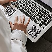Vista 3 de TEACHUCOMP Adhesivo de atajos de teclado para Mac OS Plus Microsoft Word y Excel (para Mac/MacBook), ayuda de entrenamiento, hoja de trucos, vinilo