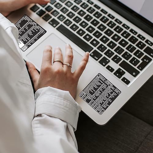 Miniatura 3 de TEACHUCOMP Adhesivo de atajos de teclado para Mac OS Plus Microsoft Word y Excel (para MacMacBook), ayuda de entrenamiento, hoja de trucos, vinilo,