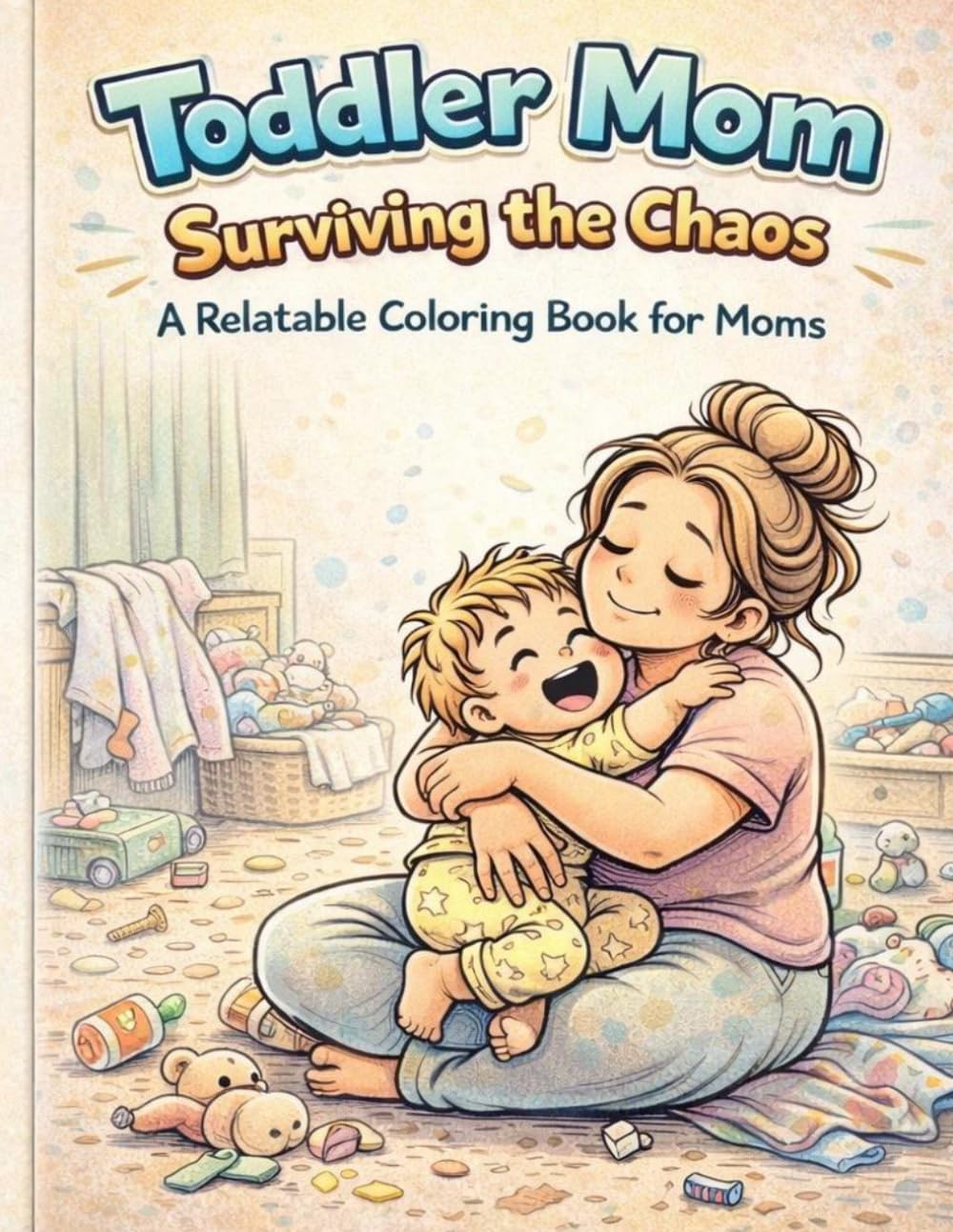 Toddler Mom: Surviving the Chaos: A Coloring Book