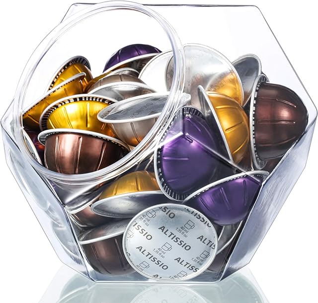 Large-Capacity 12-Sided Polygon Elegant Coffee Pods Holder for Nespresso Vertuoline Capsule