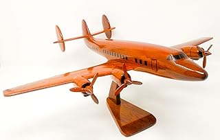 Super G Constellation Airplane Wood Model