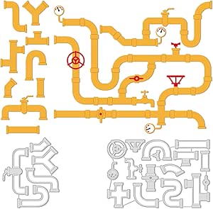 GLOBLELAND 3Pcs Oktoberfest Snijden Dies Metalen Kostuums Accordeon Embossing Stencils Die Cuts Voor Papier Kaart Maken Decoratie Diy Scrapbooking Album Craft Decor