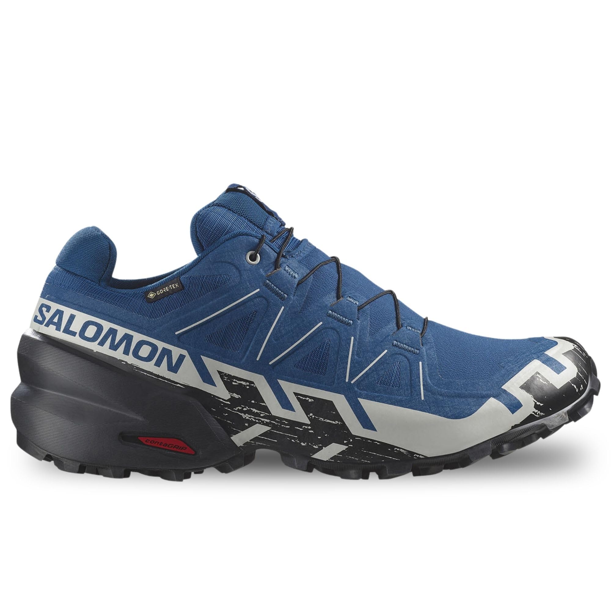 SALOMON Zapatillas Speedcross 6 Gore-Tex Código 477649 Azul, Azul Negro Gris, 46 EU