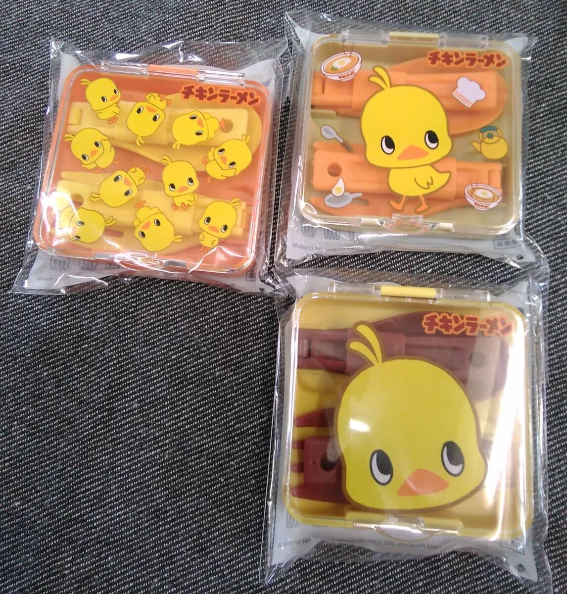 Amazon.co.jp: ① チキンラーメン ひよこちゃん 折り畳みフォークと