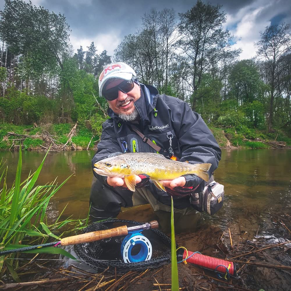 Kylebooker Fliegenfischen Waten Jacke Outdoor-Aktivitäten wasserdicht Wader Jacken für Männer und Frauen